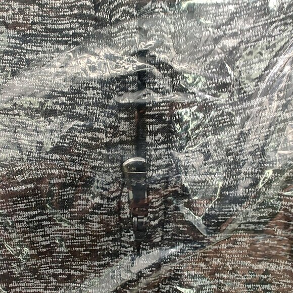 Women's Under Armour One Half Zip Black White Twist shirt Size XL - Picture 4 of 5